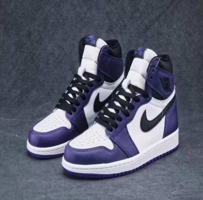 Men's Running weapon Air Jordan 1 Purple Shoes 0154