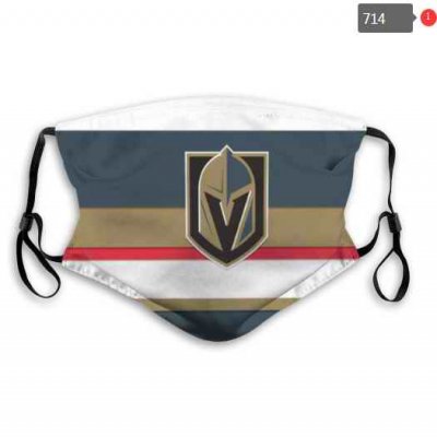 Vegas Golden Knights Face Mask 008 Filter Pm2.5 (Pls check description for details)