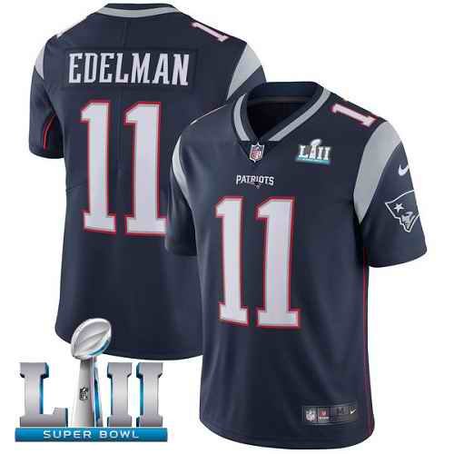 Youth New England Patriots #11 Julian Edelman  Nike Navy Vapor Untouchable Limited Stitched NFL Jersey