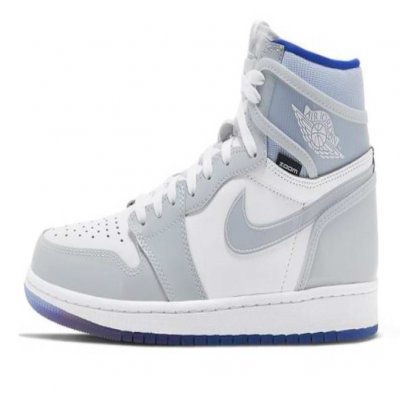 Men's Running weapon Air Jordan 1 High Zoom R2T Racer Blue Shoes 083