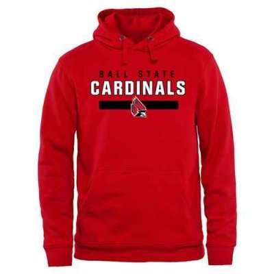 Ball State Cardinals Team Strong Pullover Hoodie Red