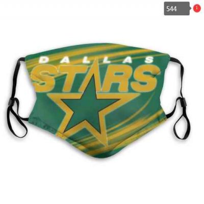 Dallas Stars Face Mask 003 Filter Pm2.5 (Pls check description for details)