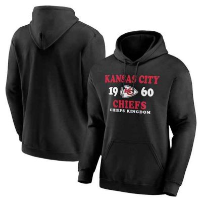 Men's Kansas City Chiefs Black Fierce Competitor Pullover Hoodie