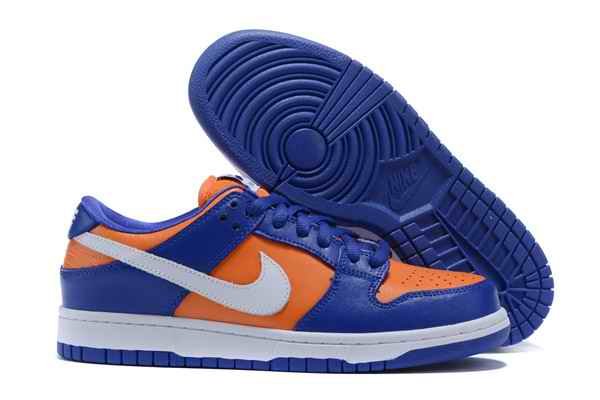 Women's Dunk Low SB Royal/Orange Shoes 0160