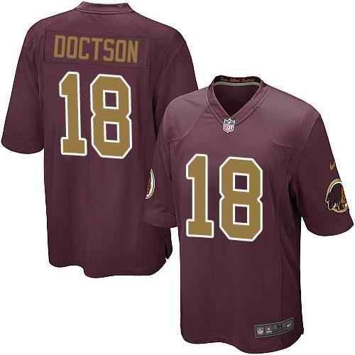 Nike Redskins #18 Josh Doctson Burgundy Red Alternate Youth Stitched NFL Elite Jersey