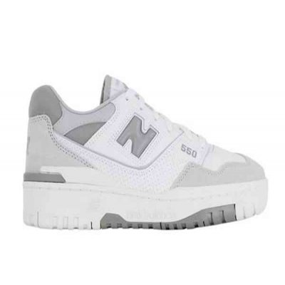 Men's New Balance 550 White/Gray Shoes 073