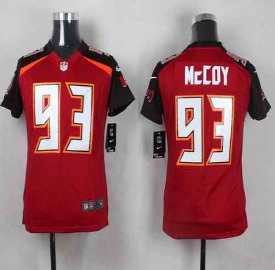 Nike Buccaneers #93 Gerald McCoy Red Team Color Youth Stitched NFL New Elite Jersey