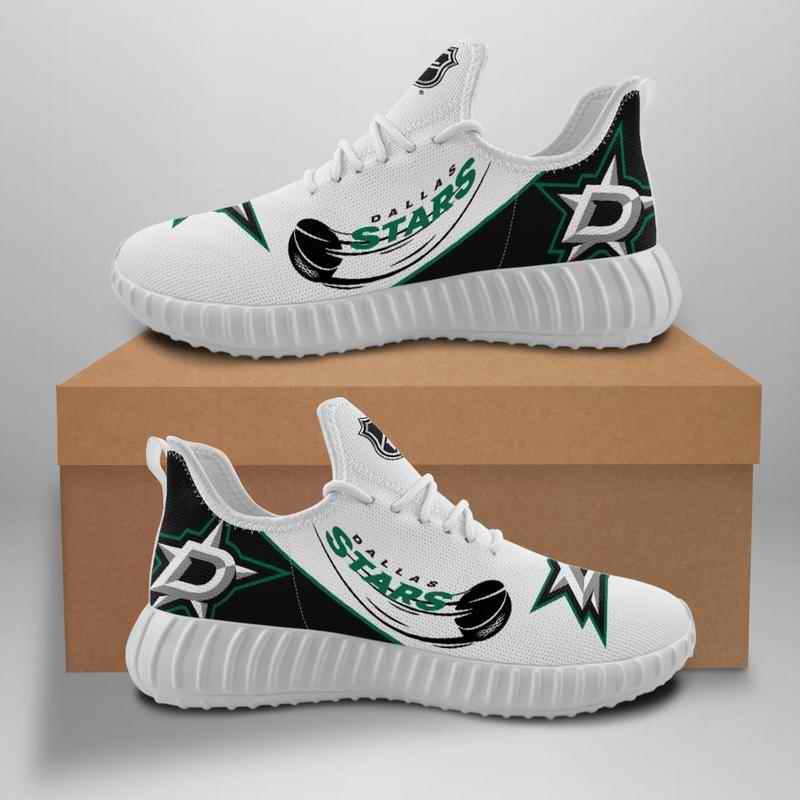 Women's Dallas Stars Mesh Knit Sneakers/Shoes 002