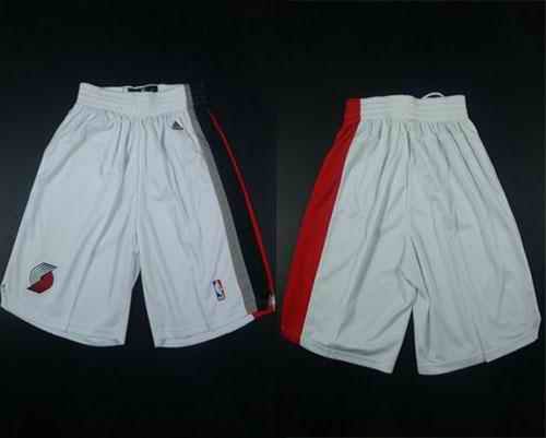 Portland Trail Blazers White Shorts