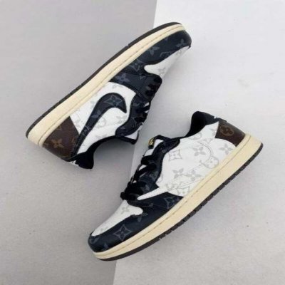 Men's Running Weapon Air Jordan 1 Low Top Shoes 0345