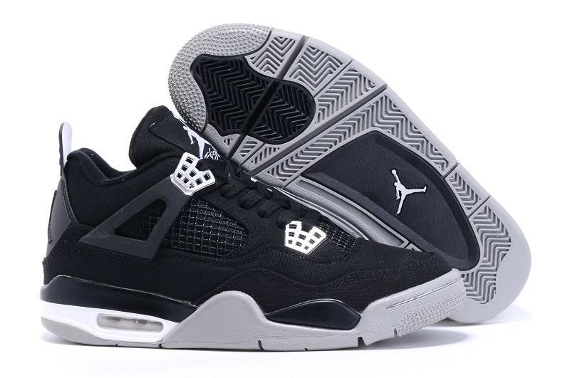 Running weapon Cheap Wholesale Air Jordan 4 Canvas Shoes Retro Men