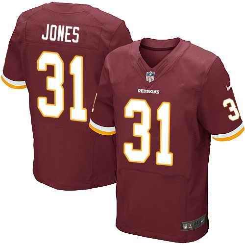 Nike Redskins #31 Matt Jones Burgundy Red Team Color Men's Stitched NFL Elite Jersey