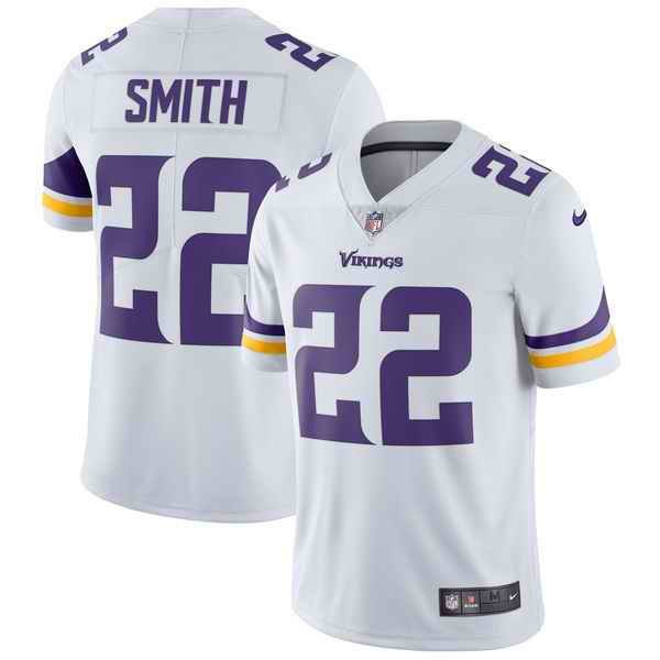 Men's Minnesota Vikings #22 Harrison Smith Nike White Vapor Untouchable Limited Stitched NFL Jersey