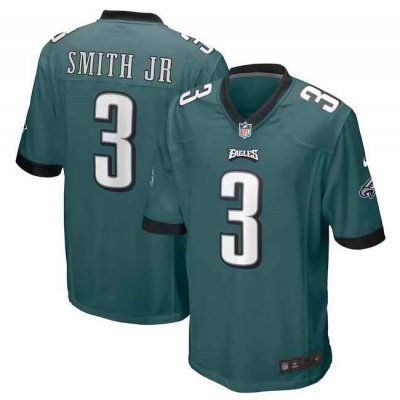 Youth Philadelphia Eagles #3 Nolan Smith JR. Green 2023 Draft Stitched Football Jersey