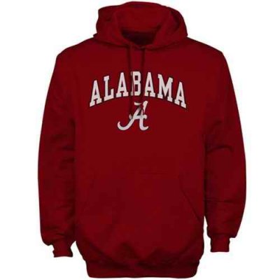 Alabama Crimson Tide New Agenda Midsize Arch Over Logo Hoodie Cardinal