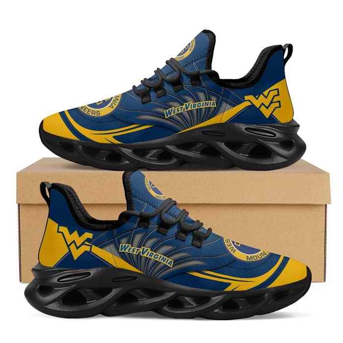 Men's West Virginia Mountaineers Flex Control Sneakers 002