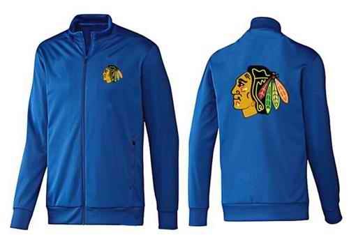 NHL Chicago Blackhawks Zip Jackets Blue-1