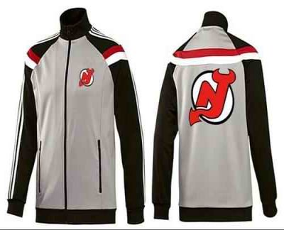 NHL New Jersey Devils Zip Jackets Grey