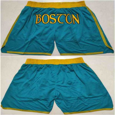 Men's Boston Celtics Teal Shorts (Run Small)