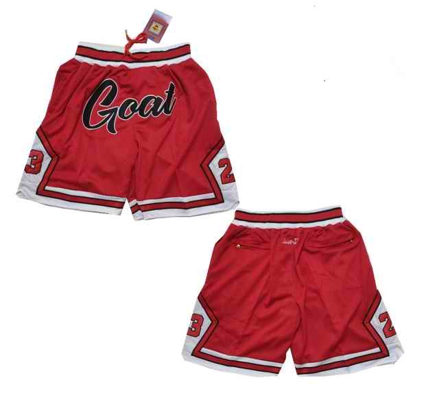 Men's Chicago Bulls Red Shorts (Run Small)