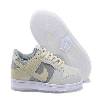 Women's Dunk Low SB Grey Shoes 0159