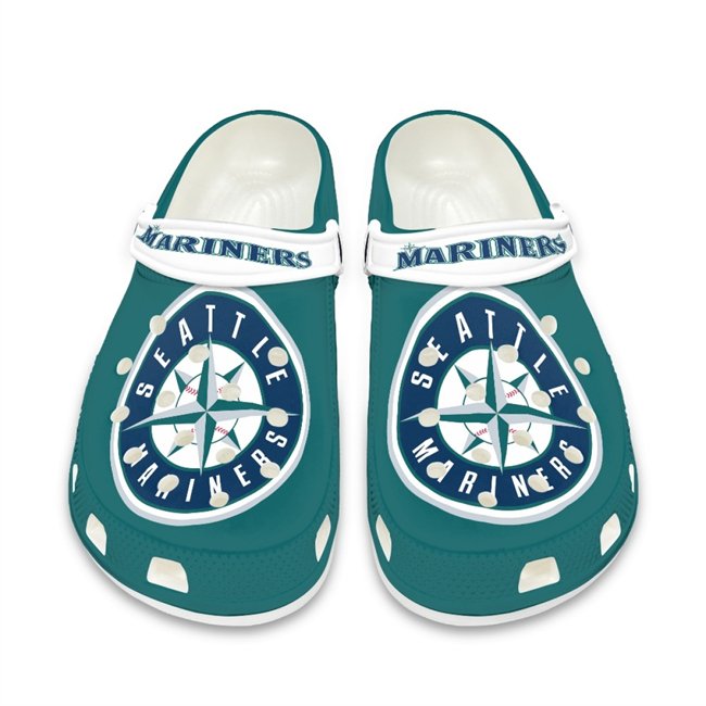 Men's Seattle Mariners Bayaband Clog Shoes