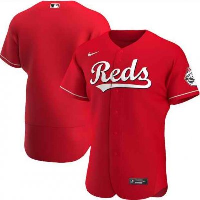 Men's Cincinnati Reds Blank Red Flex Base Stitched Jersey