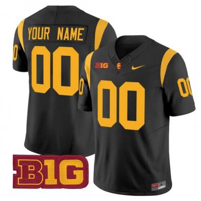 Men's USC Trojans ACTIVE PLAYER Custom Black 2024 F.U.S.E. Vapor Limited Stitched Jersey