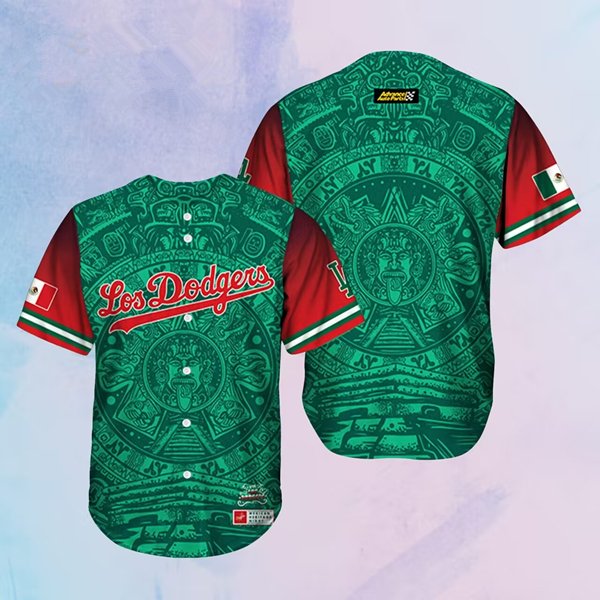 Men's Los Angeles Dodgers 2024 Mexican Heritage Jersey