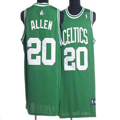 Celtics #20 Ray Allen Stitched Green White Number NBA Jersey