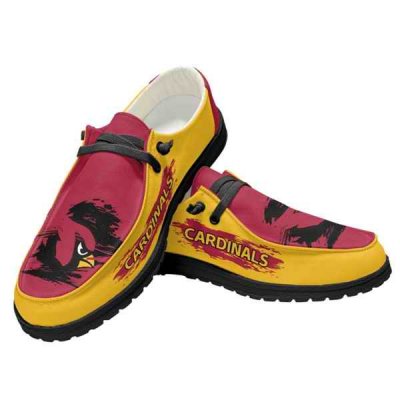 Men's Arizona Cardinals Loafers Lace Up Shoes 002 (Pls check description for details)