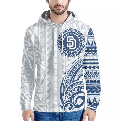 Men's San Diego Padres White Hoodie