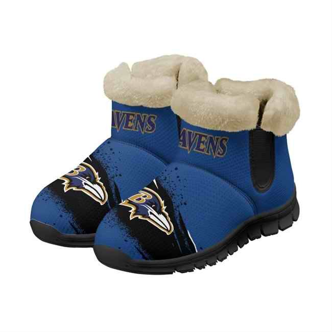 Women's Baltimore Ravens 2024 Snow Boots/Shoes 001(Pls check description for details)