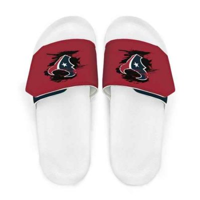 Women's Houston Texans Beach Adjustable Slides Non-Slip Slippers/Sandals/Shoes 006