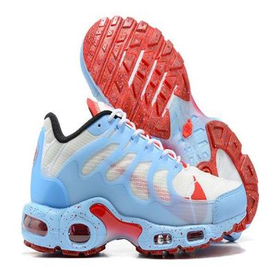 Men's Hot sale Running weapon Air Max TN Blue/White Shoes 0217