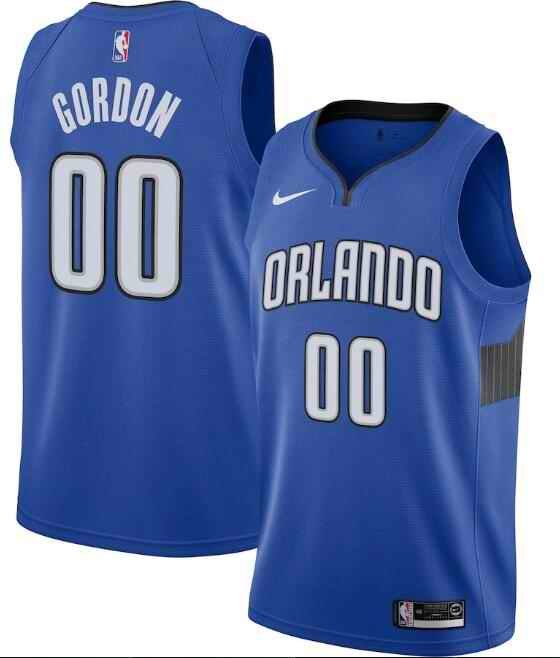 Men's Orlando Magic #00 Aaron Gordon Royal Statement Edition Stitched Swingman Jersey