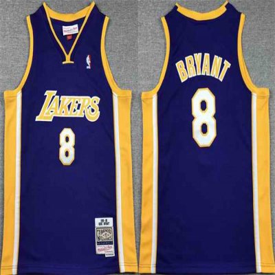 Youth Los Angeles Lakers #8 Kobe Bryant Purple Stitched Basketball Jersey