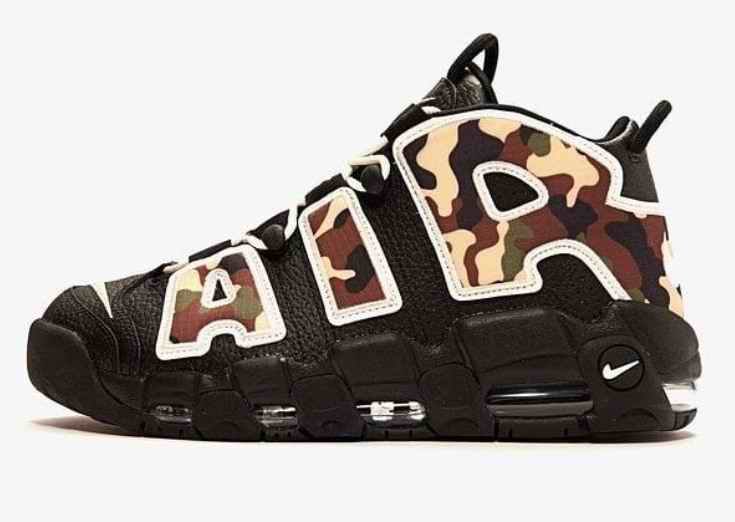 Women's Air Uptempo Camo Shoes 007