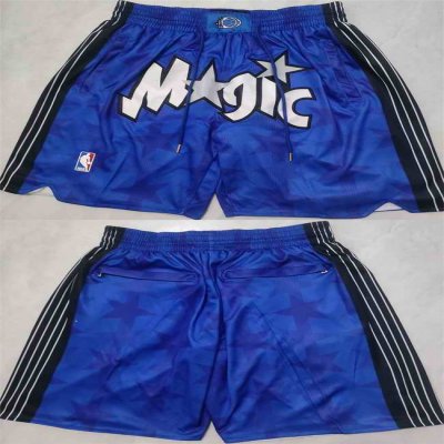 Men's Orlando Magic Blue Shorts(Run Small)