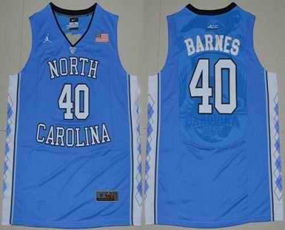 North Carolina #40 Harrison Barnes Blue Stitched NCAA Jersey