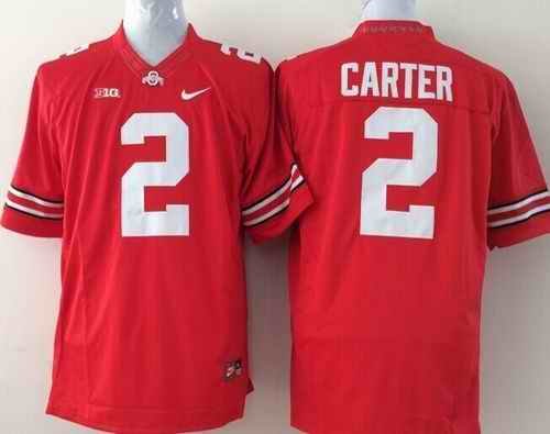 Buckeyes #2 Cris Carter Red Stitched Youth NCAA Jersey