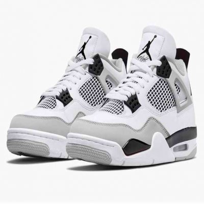 Women's Running weapon Air Jordan 4 White Shoes 083