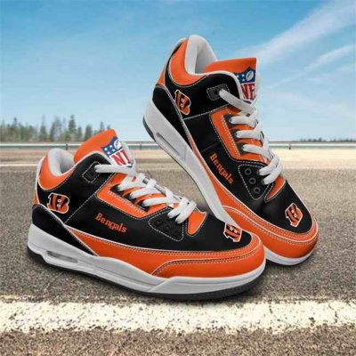 Men's Cincinnati Bengals Air Jordan 3 Sneakers/Shoes 002