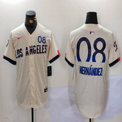 Men's Los Angeles Dodgers #8 Kik