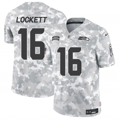 Men's Seattle Seahawks #16 Tyler Lockett 2024 F.U.S.E Arctic Camo Salute to Service Limited Stitched Football Jersey