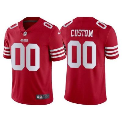 Men's San Francisco 49ers Customized 2022 New Scarlet Vapor Untouchable Stitched Football Jersey