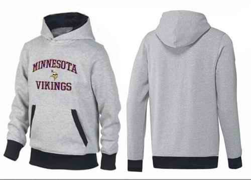 Minnesota Vikings Heart & Soul Pullover Hoodie Grey & Black