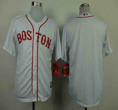 Red Sox Blank Stitched White Cool Base MLB Jersey