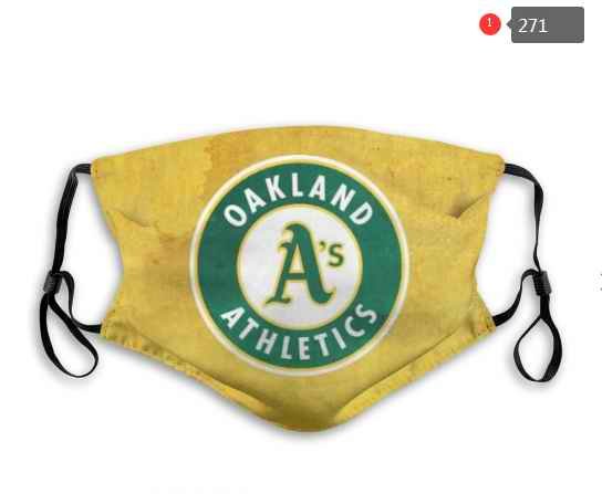 Oakland Athletics Face Mask 001 Filter Pm2.5 (Pls check description for details)