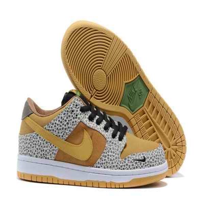 Women's Dunk Low SB Golden Shoes 0168